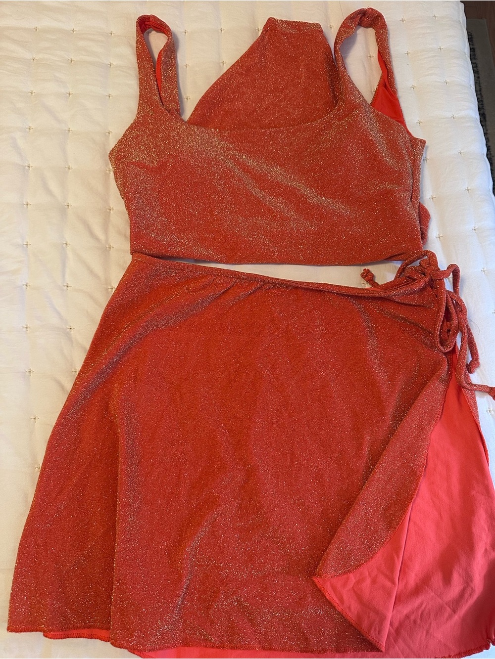 Aerie Sparkle Babewatch One Piece Swimsuit with Coverup - Picture 7 of 7